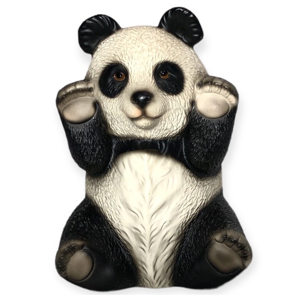 Vintage Japan Harvey Knox Kingdom Ceramic Figurine Panda Bear ~6” H615B83 - Picture 10 of 10
